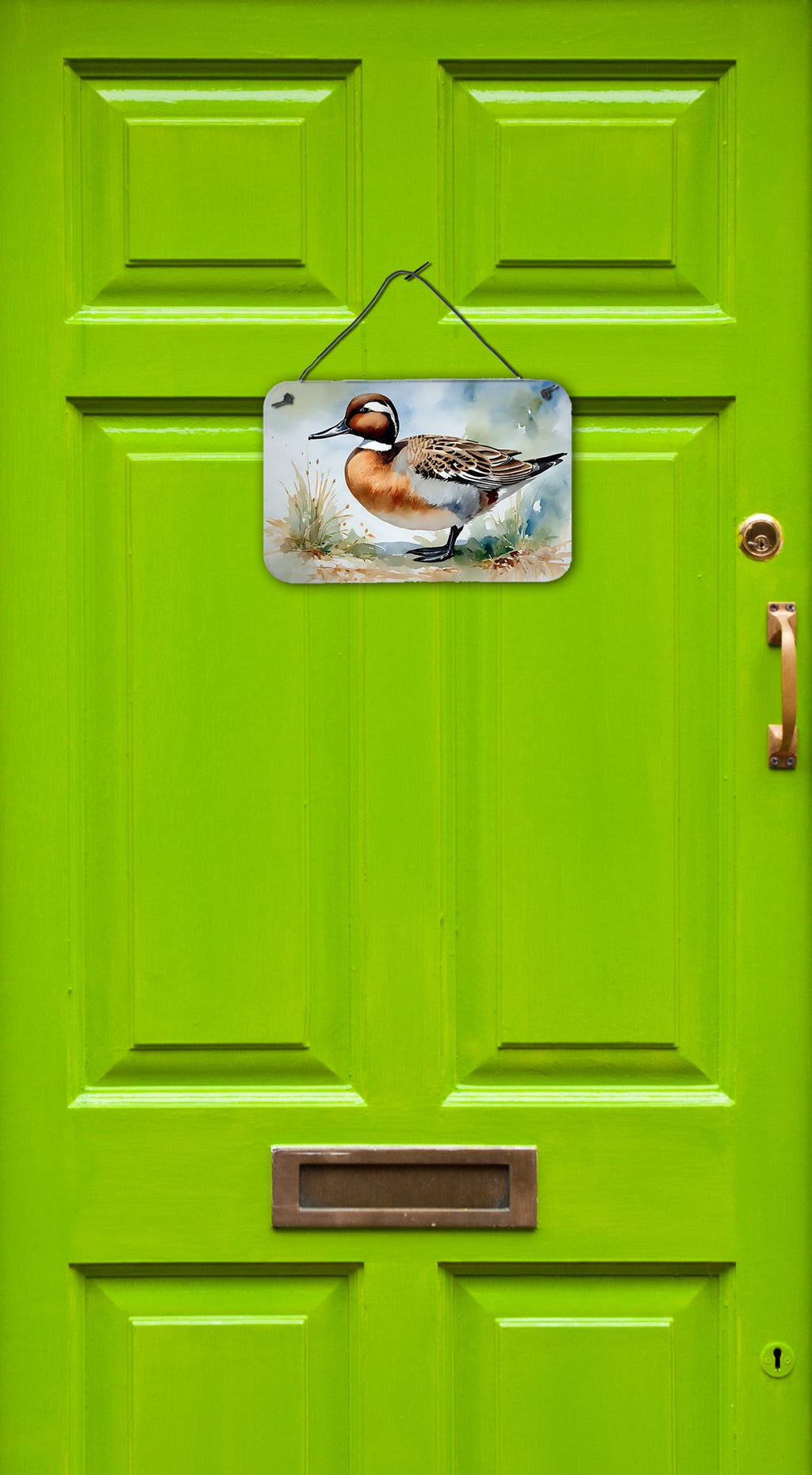 NEW Northern Pintail Wall or Door Hanging Prints Aluminum Metal Sign Kitchen Wall Bar Bathroom Plaque Home Decor, 8HX12W, Multicolor