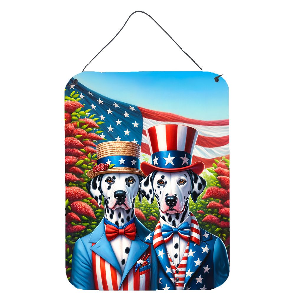 NEW All American Dalmatian Wall or Door Hanging Prints Aluminum Metal Sign Kitchen Wall Bar Bathroom Plaque Home Decor Front Door Plaque, 12x16, Multicolor